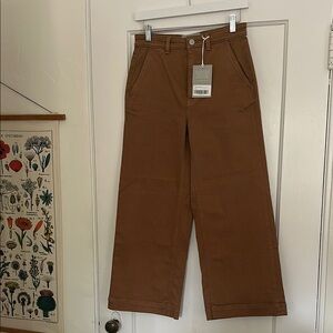 Everlane Wide Leg Crop NWT 4 Ochre